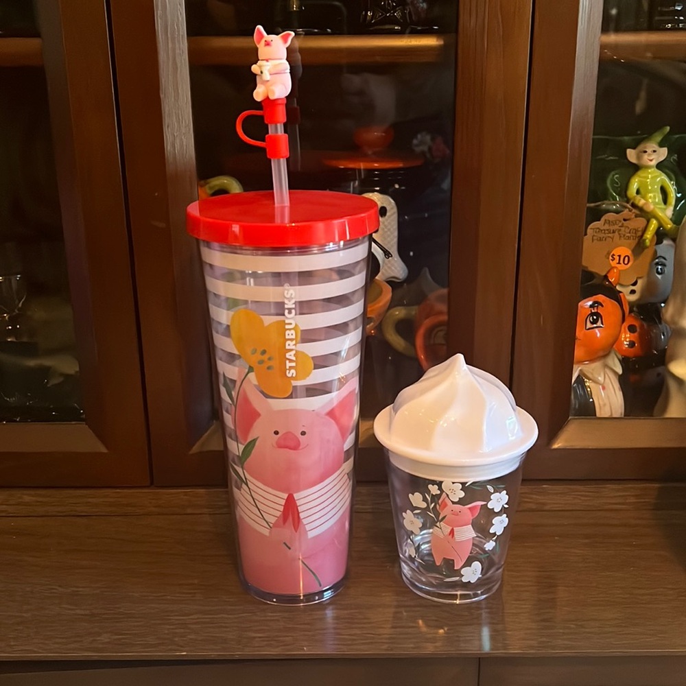 HTF Starbucks Piggy Tumbler!!!!